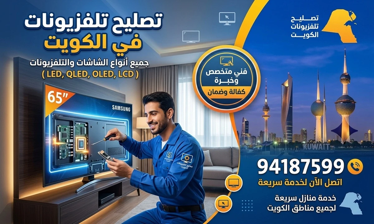 تصليح تلفزيونات وشاشات الكويت